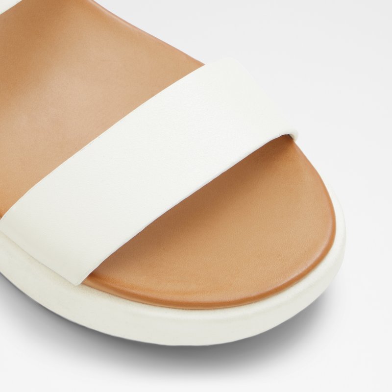 Aldo ravne sandale SILYIA LEA SMOOTH - bijela 4