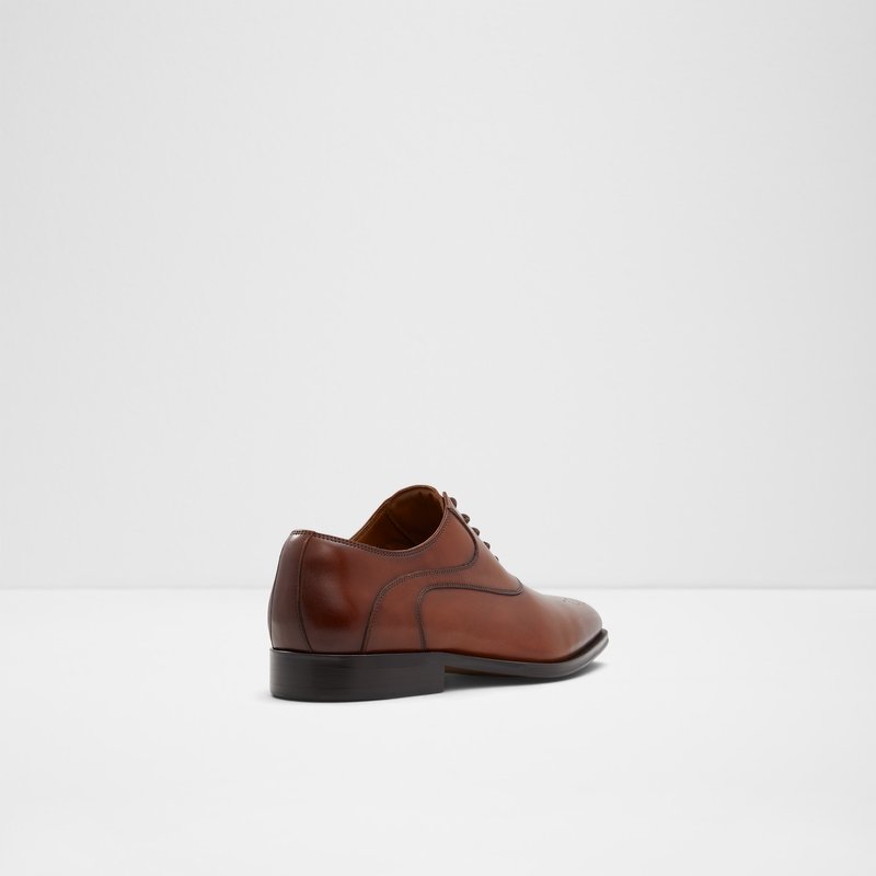 Aldo oxford cipele SIMMONS LEA SMOOTH - smeđa 3