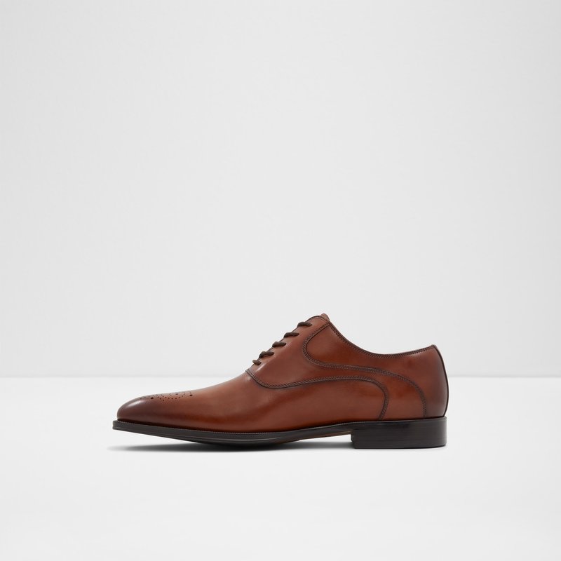 Aldo oxford cipele SIMMONS LEA SMOOTH - smeđa 7