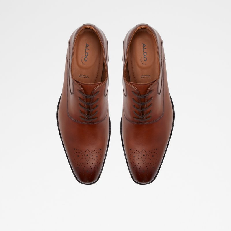 Aldo oxford cipele SIMMONS LEA SMOOTH - smeđa 6