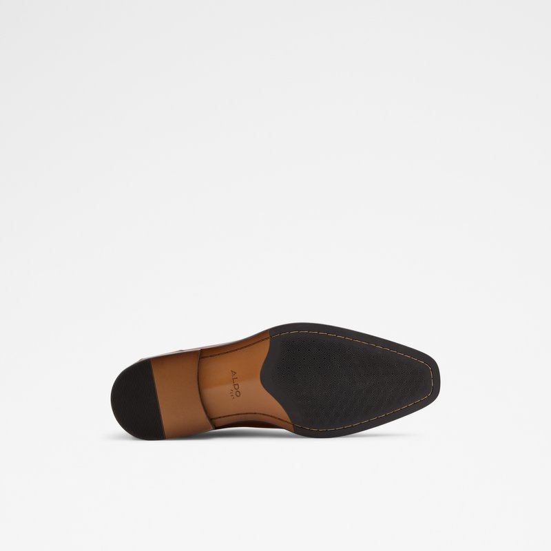 Aldo oxford cipele SIMMONS LEA SMOOTH - smeđa 2