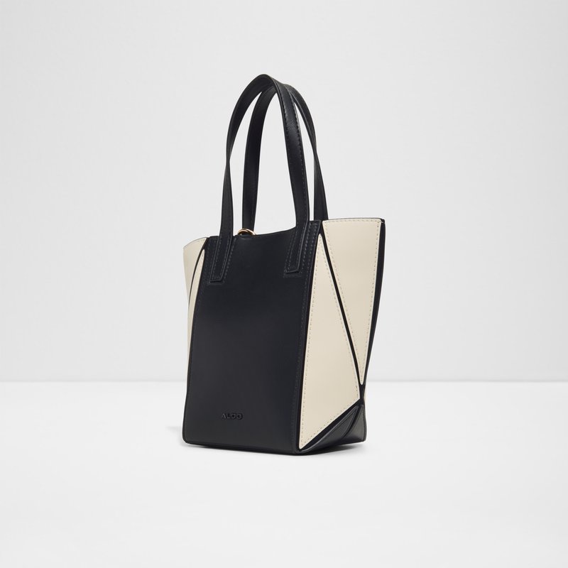 Aldo satchel torbica za nošenje u ruci ili na ramenu SMALLPRISMATOTE SYN MIX MAT - crna 2