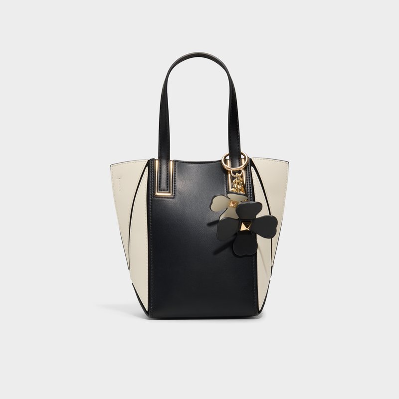 Aldo satchel torbica za nošenje u ruci ili na ramenu SMALLPRISMATOTE SYN MIX MAT - crna 1