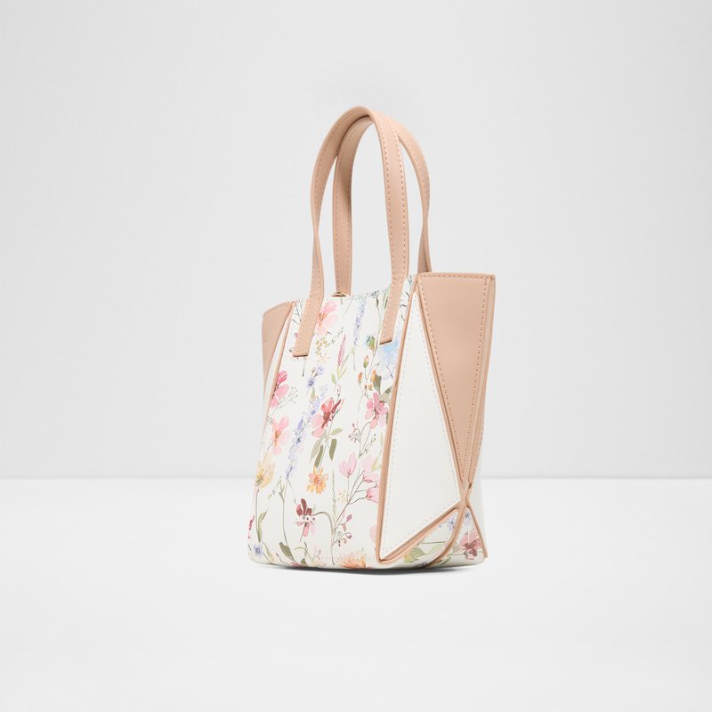 Aldo satchel torbica za nošenje na ramenu ili u ruci SMALLPRISMATOTE SYN MIX MAT - zelena 2