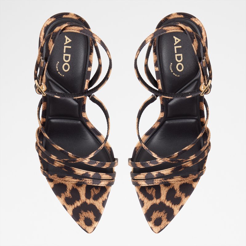Aldo sandale na visoku petu SOLANIA TEX SATIN - multicolor 5