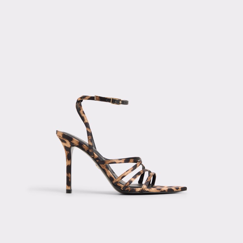 Aldo sandale na visoku petu SOLANIA TEX SATIN - multicolor