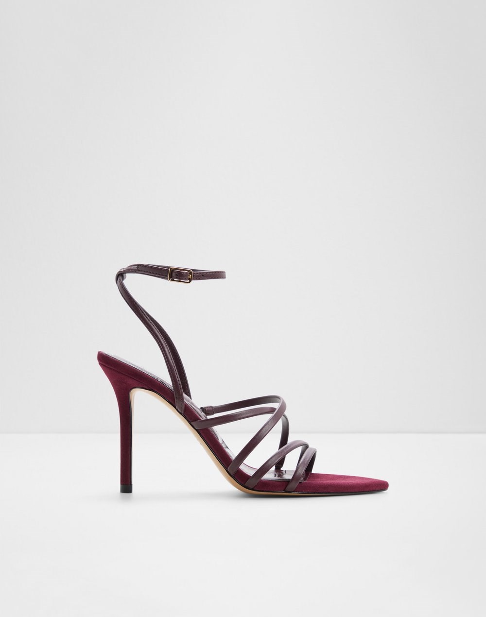 Aldo sandale na visoku petu SOLANIA SYN SMOOTH - crvena