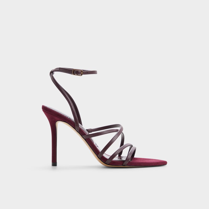 Aldo sandale na visoku petu SOLANIA SYN SMOOTH - crvena 1