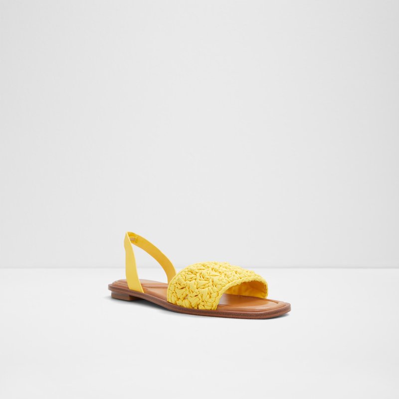 Aldo ravne sandale SOLENA TEX CROCHET - žuta 3