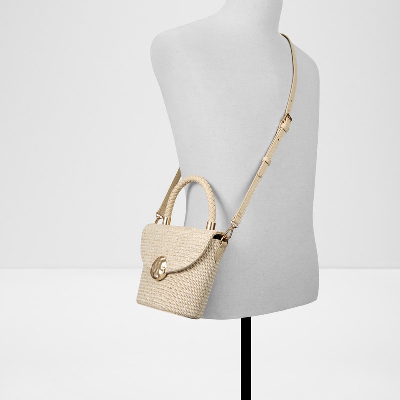 Aldo torbica za nošenje u ruci ili na ramenu SOLETTA TEX MIX MAT - bež 3