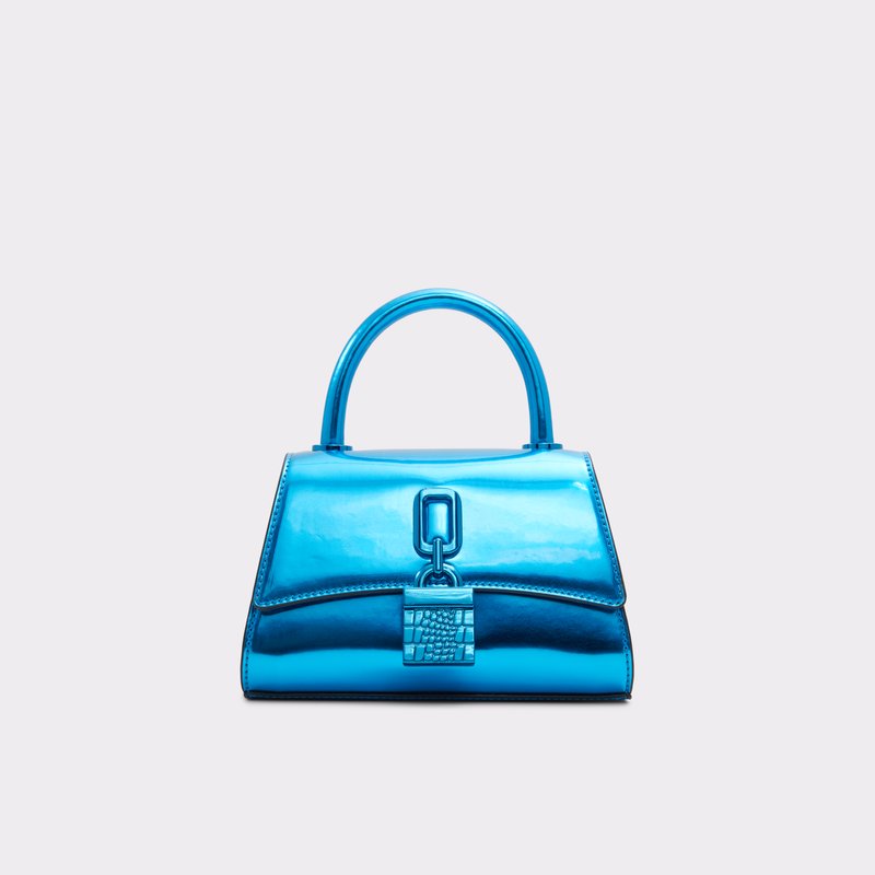 Aldo torbica za nošenje u ruci SOLVEIG SYN METALLIC - plava 1
