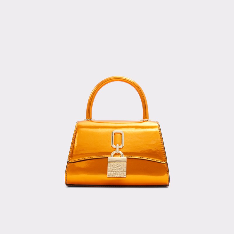 Aldo torbica za nošenje u ruci SOLVEIG SYN METALLIC - narančasta 1