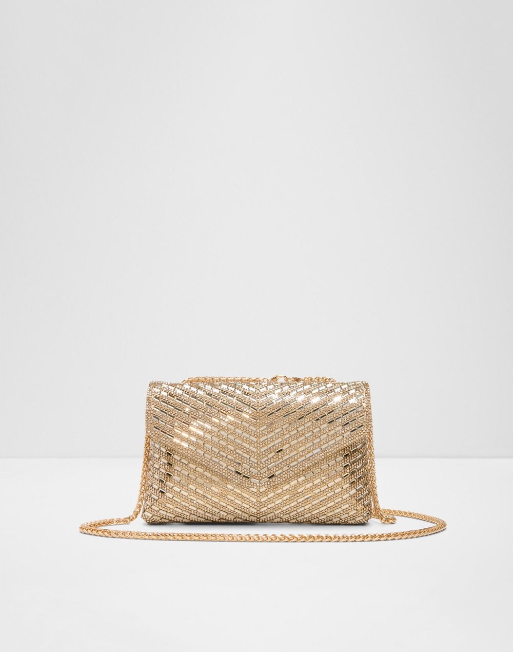 Aldo svečana pismo torbica za nošenje u ruci ili na ramenu SPARKLEBAG SYN MIX MAT - zlatna