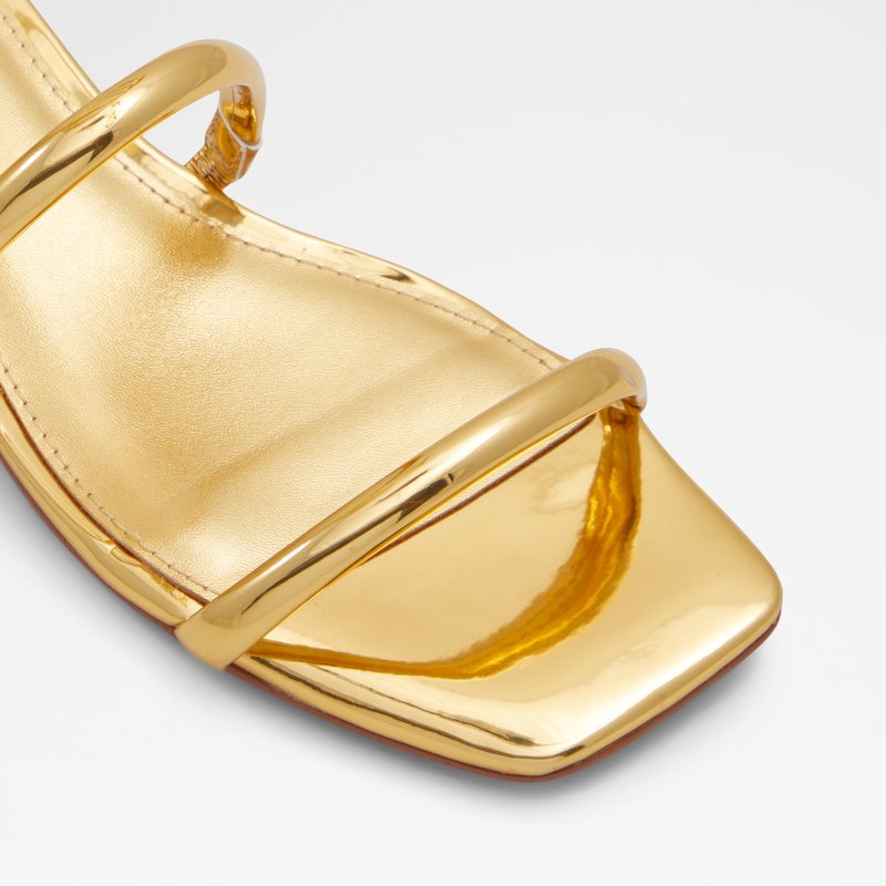 Aldo ravne sandale SPINNA SYN MIRROR - zlatna 4