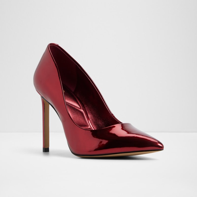 Aldo salonke na visoku petu STESSY2.0 SYN METALLIC - crvena 3