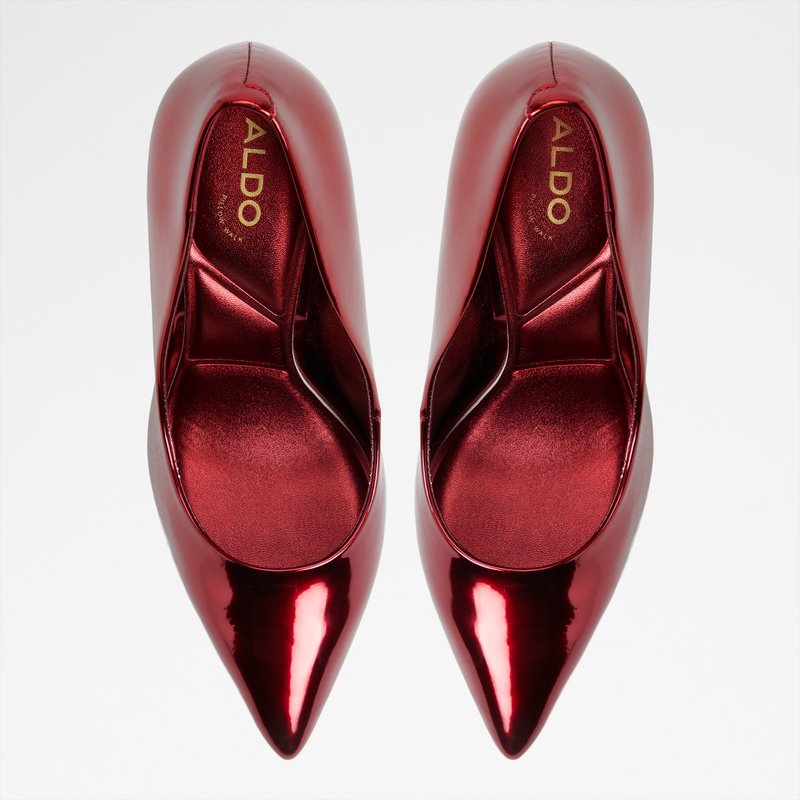 Aldo salonke na visoku petu STESSY2.0 SYN METALLIC - crvena 5