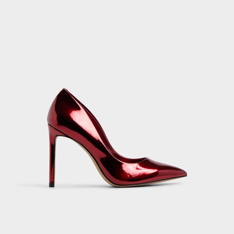 Aldo salonke na visoku petu STESSY2.0 SYN METALLIC - crvena 1