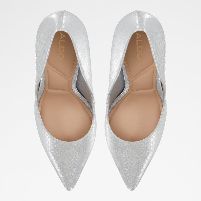 Aldo salonke STESSY2.0 SYN METALLIC - srebrna 6