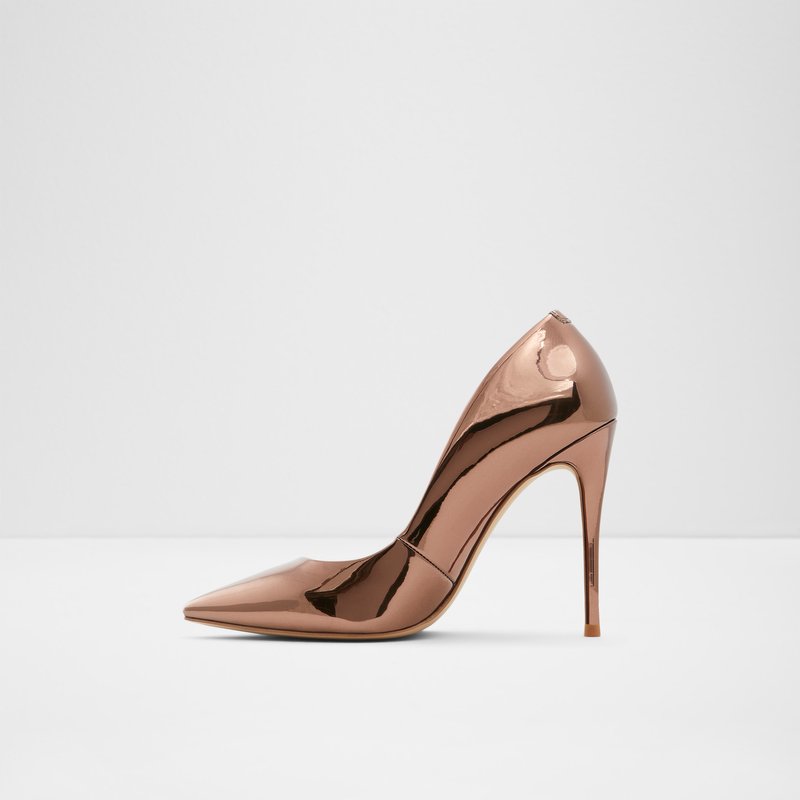 Aldo visoka peta STESSY_ SYN METALLIC - smeđa 3