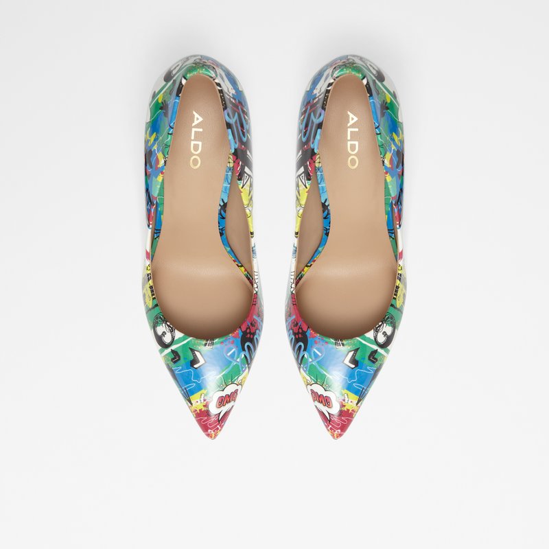 Aldo visoka peta STESSY SYN PRINT - multicolor 5