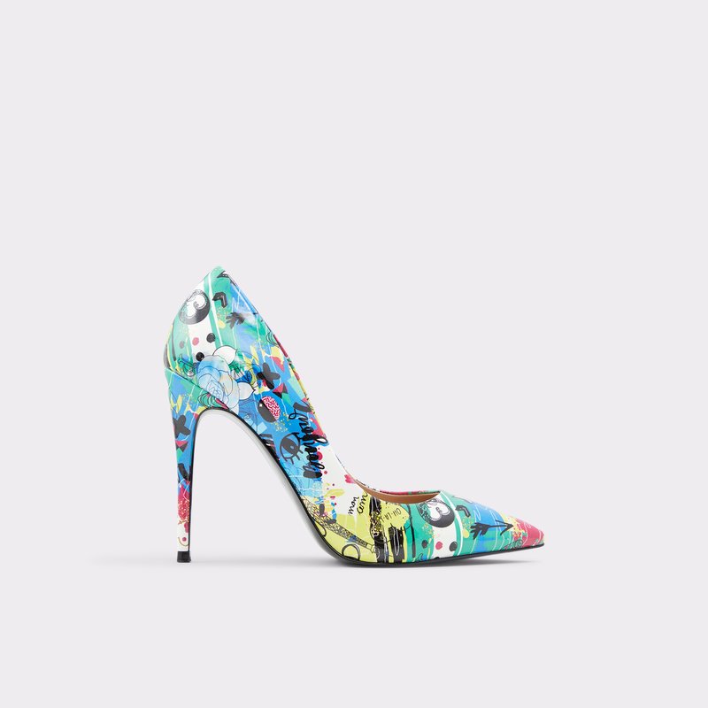 Aldo visoka peta STESSY SYN PRINT - multicolor 1