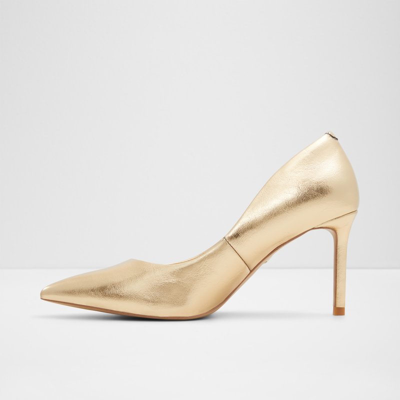 Aldo salonke na srednje visoku petu STESSYMID SYN METALLIC - zlatna 6