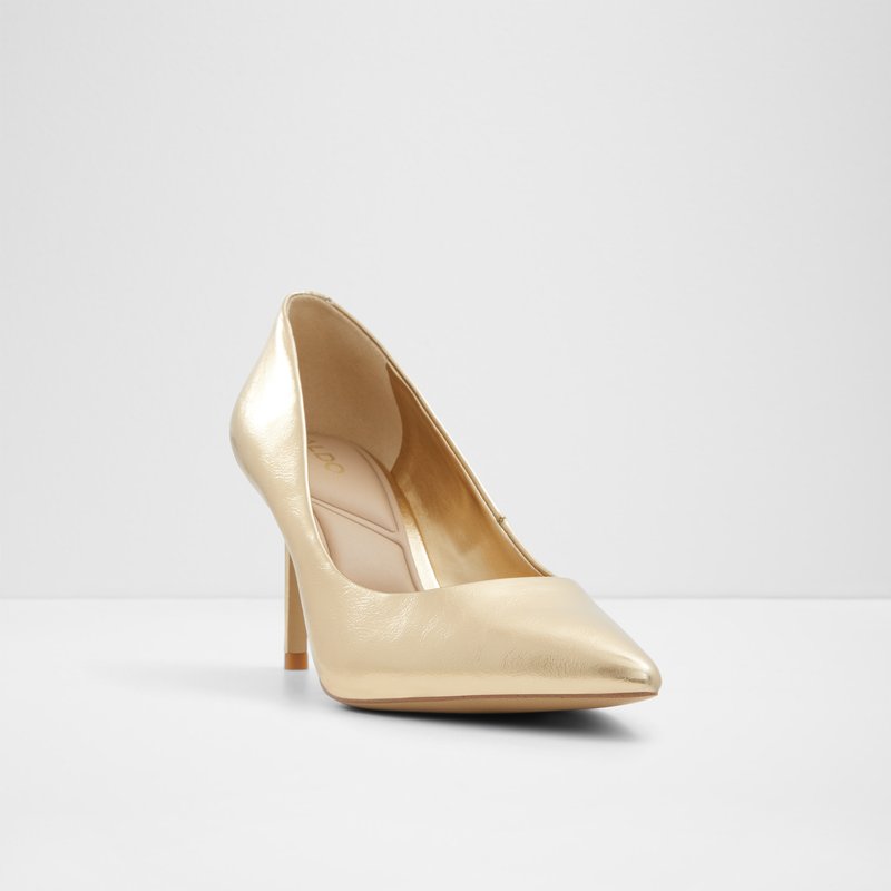 Aldo salonke na srednje visoku petu STESSYMID SYN METALLIC - zlatna 3