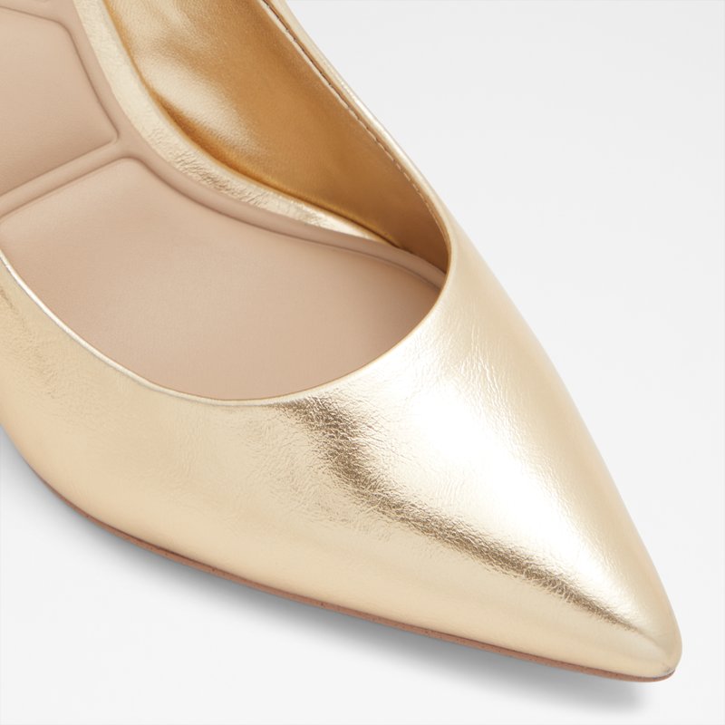 Aldo salonke na srednje visoku petu STESSYMID SYN METALLIC - zlatna 4
