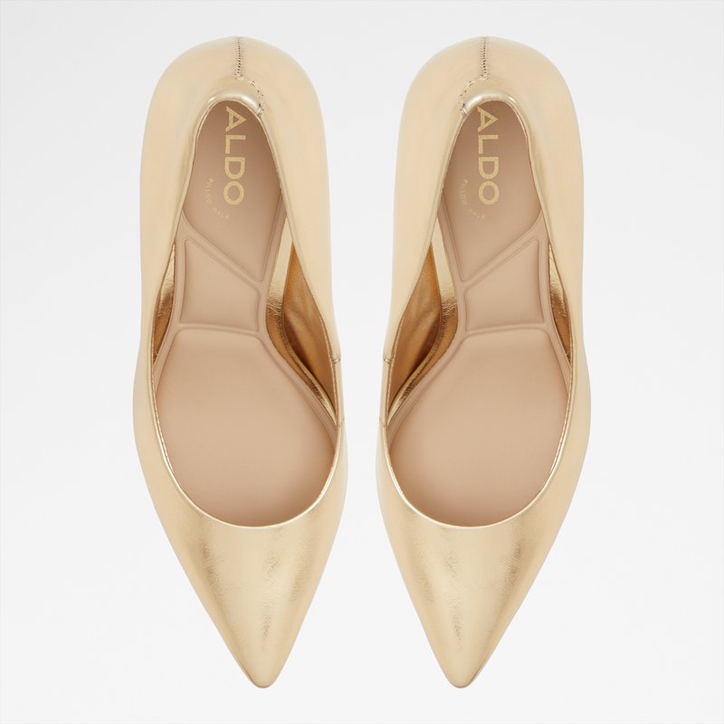 Aldo salonke na srednje visoku petu STESSYMID SYN METALLIC - zlatna 5