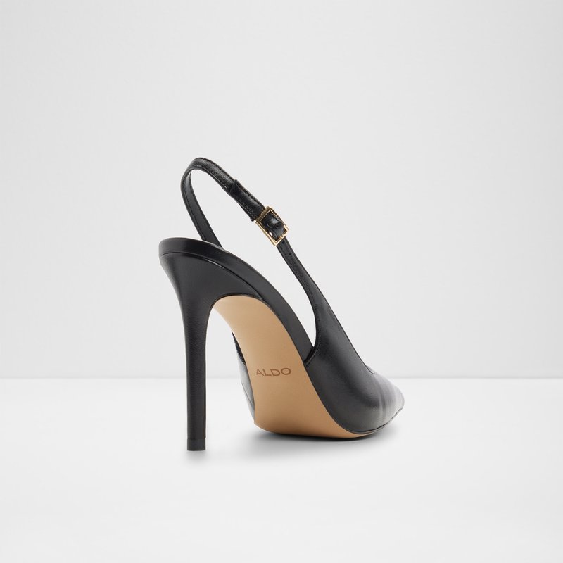 Aldo cipele na visoku petu STESSYSLING2.0 LEA SMOOTH - crna 6