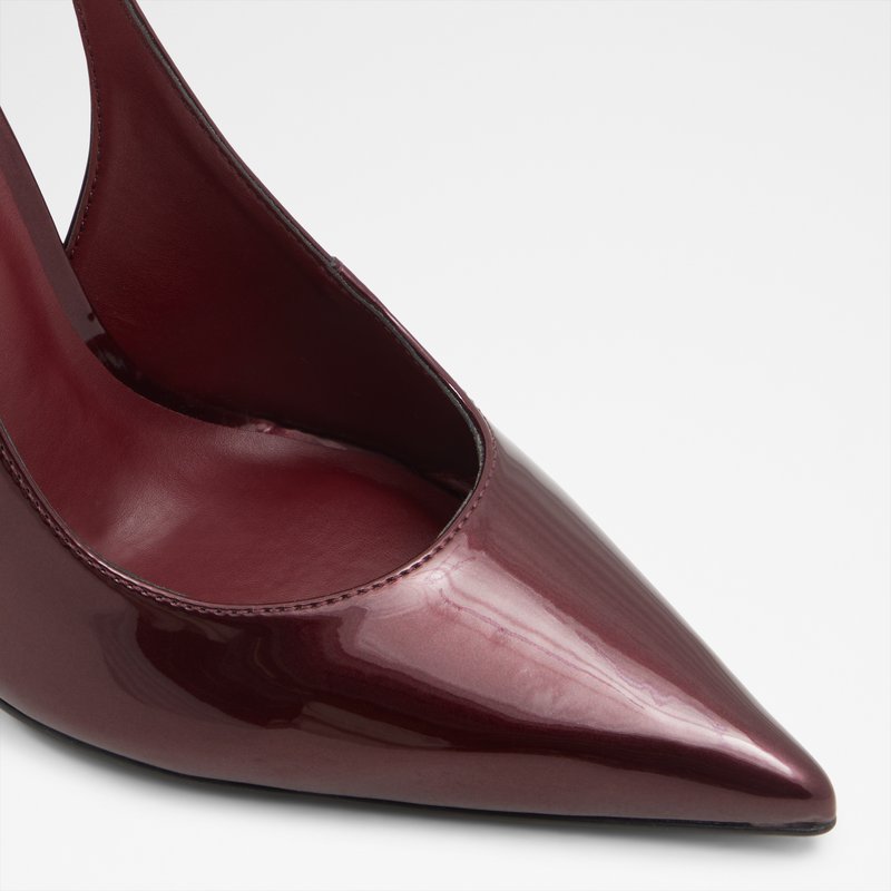 Aldo cipele na visoku petu STESSYSLING SYN METALLIC - crvena 4