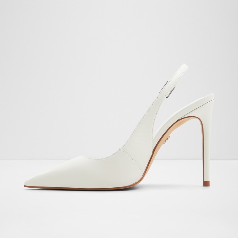 Aldo cipele na visoku petu STESSYSLING LEA SMOOTH - bijela 6