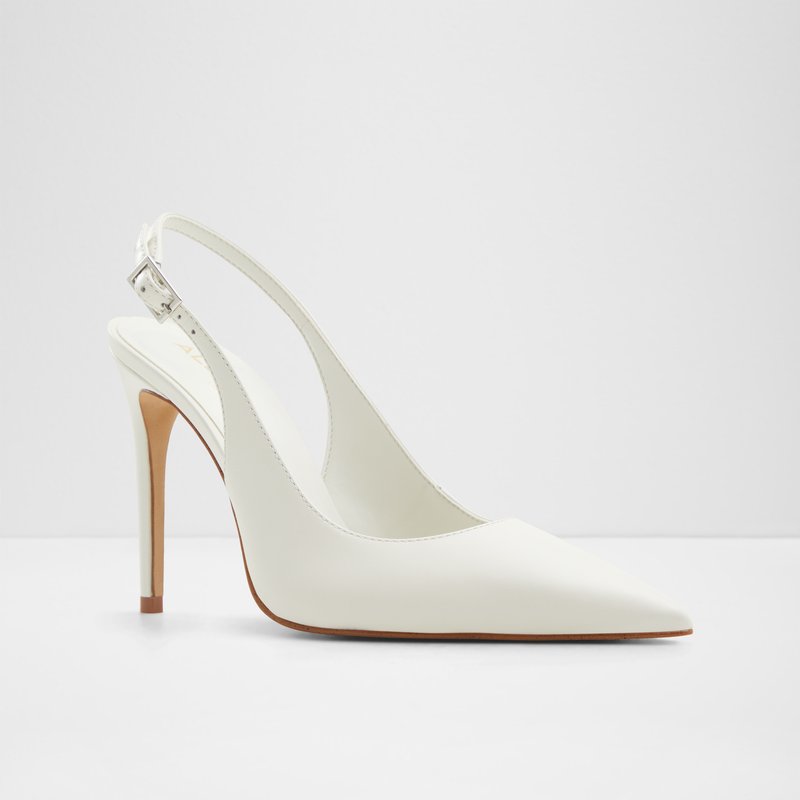 Aldo cipele na visoku petu STESSYSLING LEA SMOOTH - bijela 3