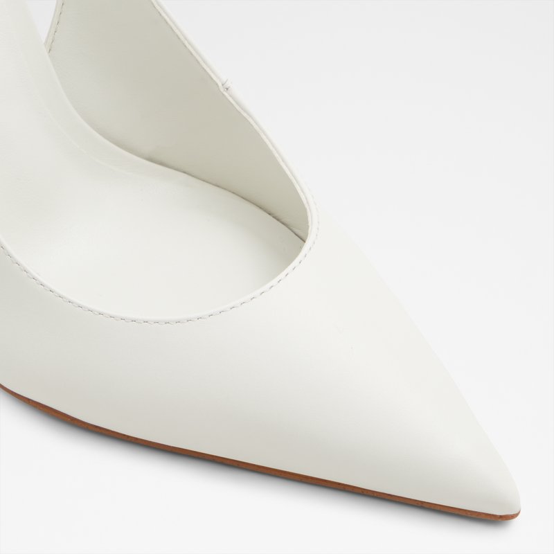 Aldo cipele na visoku petu STESSYSLING LEA SMOOTH - bijela 4