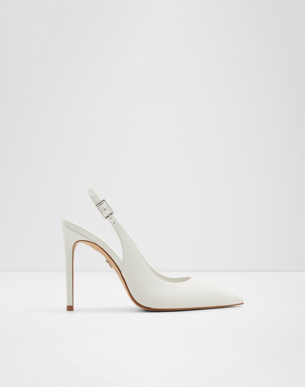 Aldo cipele na visoku petu STESSYSLING LEA SMOOTH - bijela