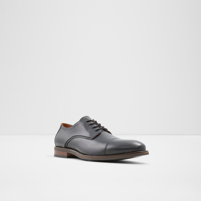 Aldo derby cipele STEVEFLEX-W LEA SMOOTH - crna 4