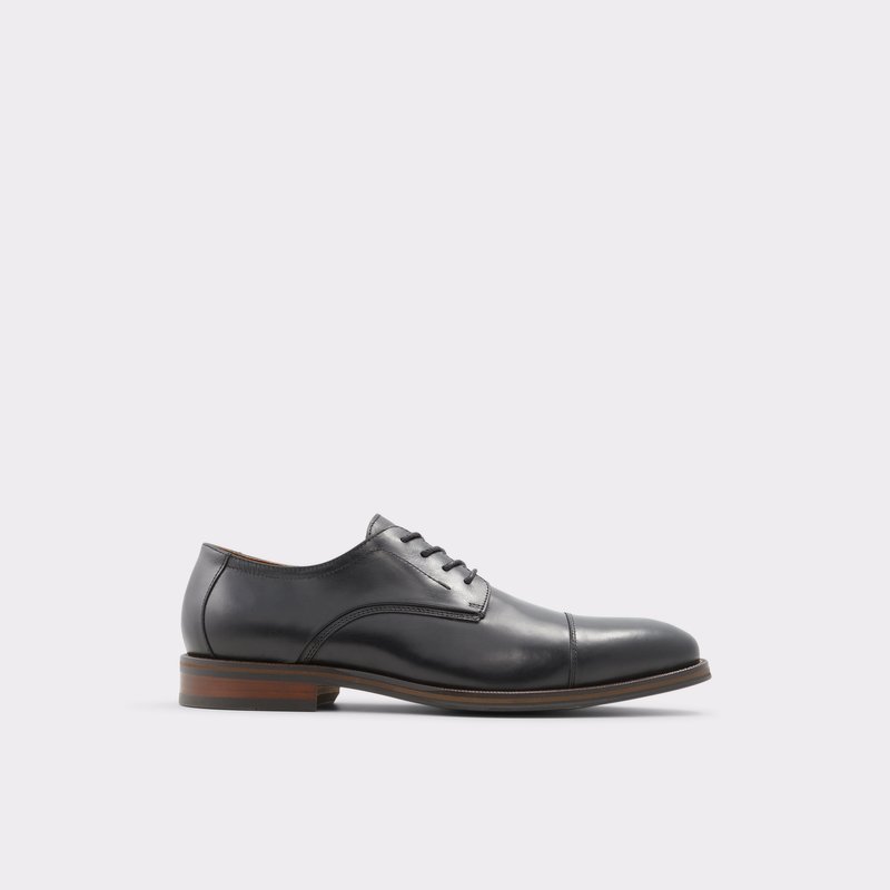 Aldo derby cipele STEVEFLEX-W LEA SMOOTH - crna 1
