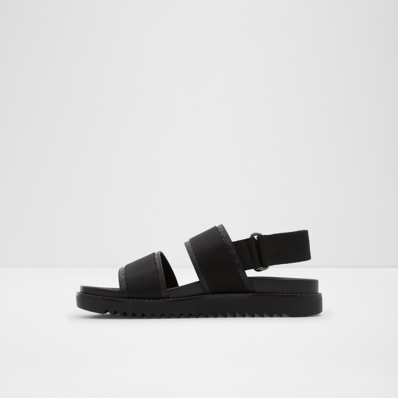 Aldo ravne sandale STRAPPA TEX MIX MAT - crna 2