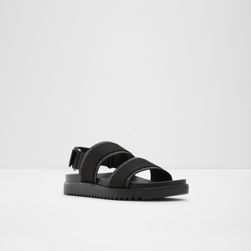 Aldo ravne sandale STRAPPA TEX MIX MAT - crna 6