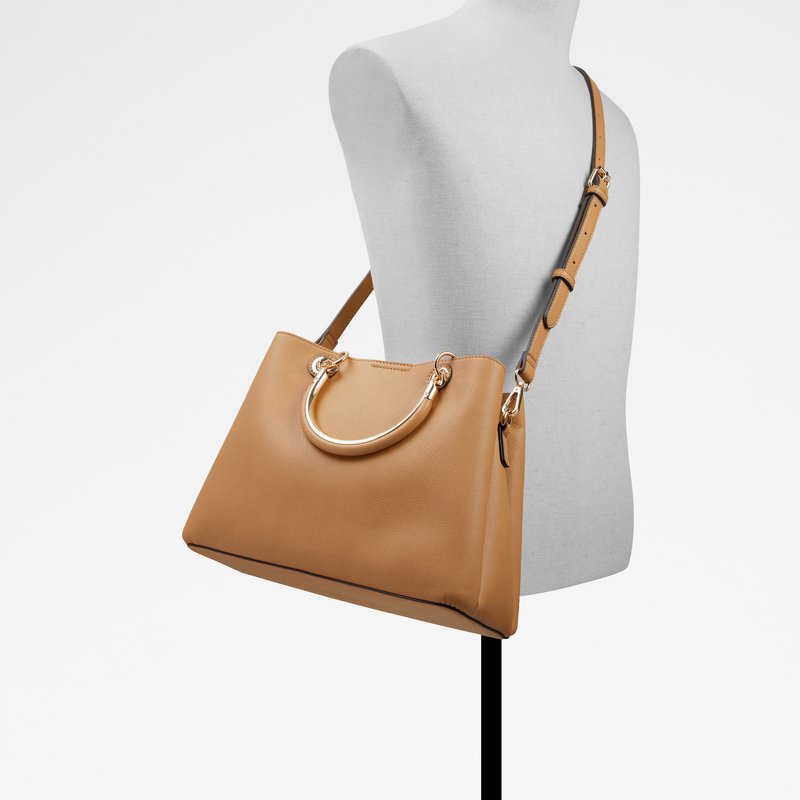 Aldo velika satchel torba SURGOINE SYN PEBBLE - bež 3
