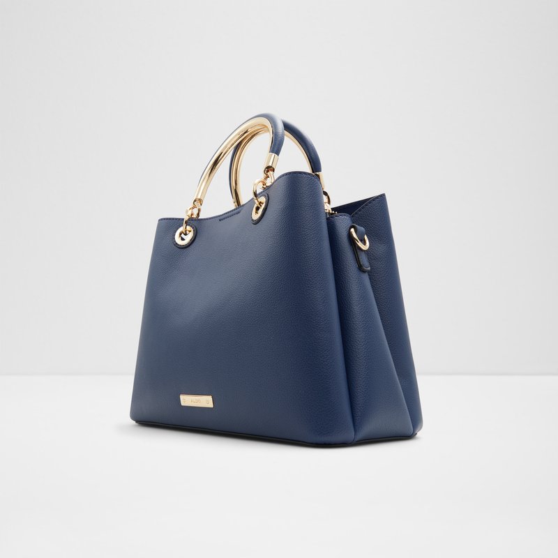Aldo velika satchel torba SURGOINE SYN PEBBLE - plava 4