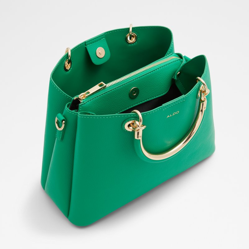 Aldo satchel velika torba SURGOINE SYN PEBBLE - zelena 2