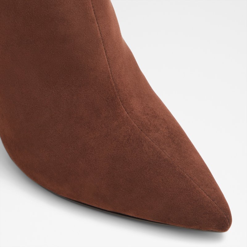 Aldo gležnjače na petu SUSHI LEA SUEDE - smeđa 4