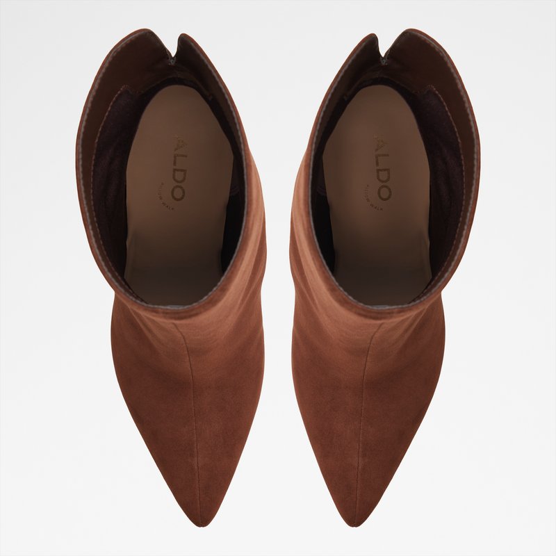 Aldo gležnjače na petu SUSHI LEA SUEDE - smeđa 5