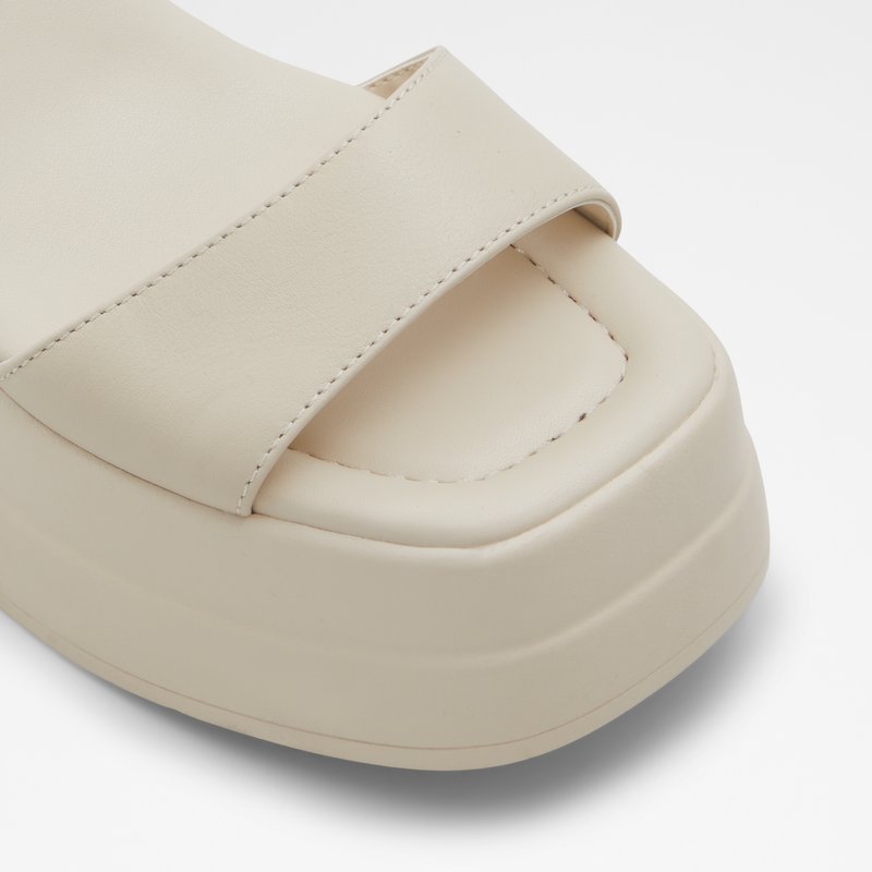 Aldo sandale na visoku petu TAINA LEA SMOOTH - bijela 5