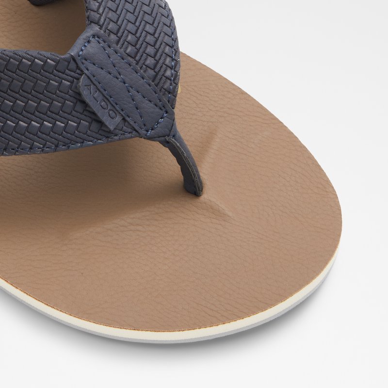Aldo muške japanke TAJ SYN EMBOSSED - plava 4