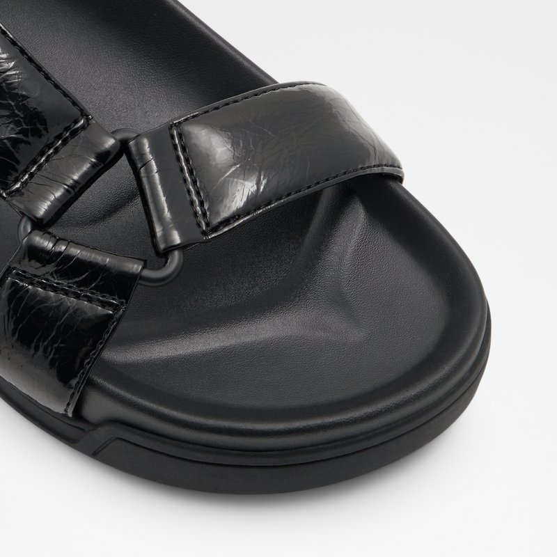 Aldo sandale na punu petu TALANA SYN PATENT - crna 4