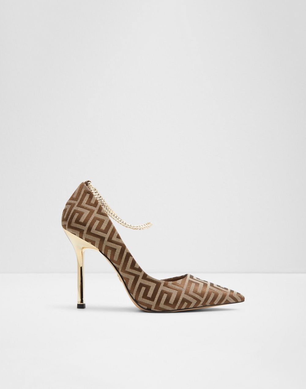 Aldo cipele na visoku petu TANZY TEX JACQUARD - multicolor