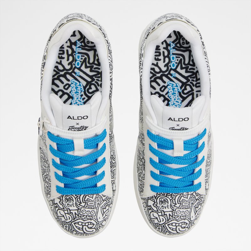 Aldo artist series ženske tenisice TGOODMAN01 SYN SMOOTH - bijela