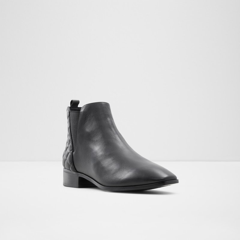 Aldo chelsea čizme TORWENFLEX LEA QUILTED - crna 3